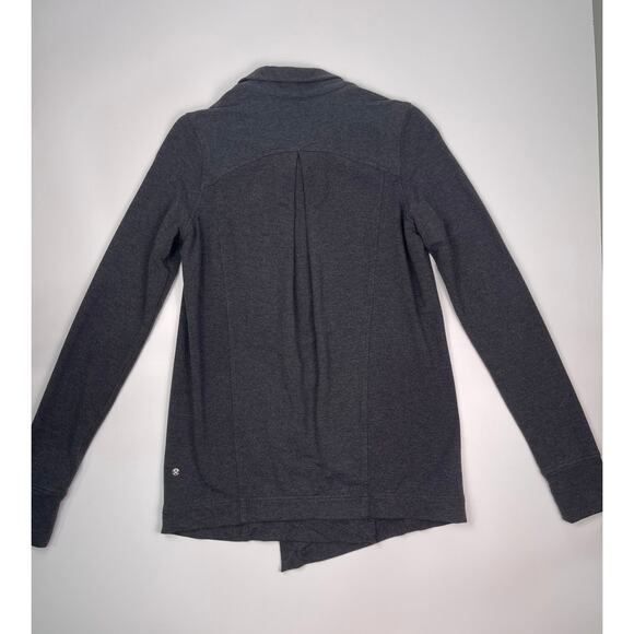Lululemon Gray Wrap Cardigan Size 4 - Picture 5 of 9